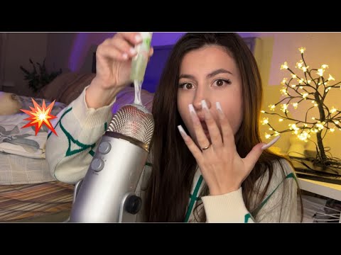 Asmr Fast 100 Triggers in 10 Minutes ( not agresive, no talking ) 💤