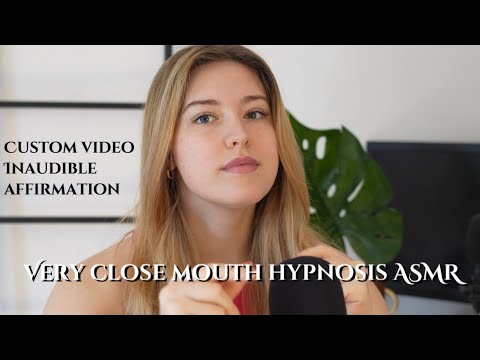 Custom ASMR for Alex| Hypnosis and close mouth inaudible whispers🌞some positive affirmations