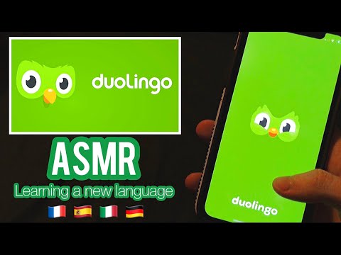 ASMR In Another Language (Duolingo) 🇮🇹🇪🇸🇫🇷