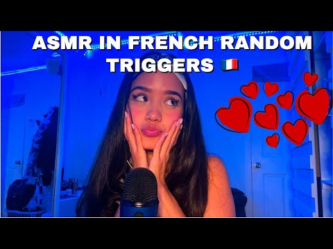 ASMR IN FRENCH RANDOM TRIGGERS 🇫🇷 ( SUPER TINGLY)