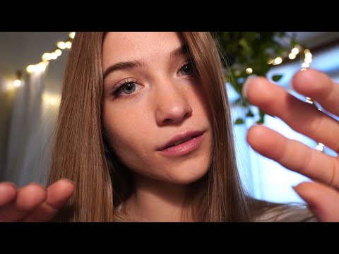 Simple [ASMR] For Sleep And Relaxation 💛 Face Touching + Hand Movements
