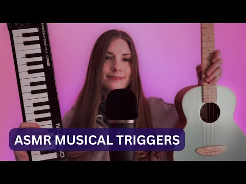 ASMR Musical Instruments + Related Triggers (Whispering, Tapping, Crinkling)