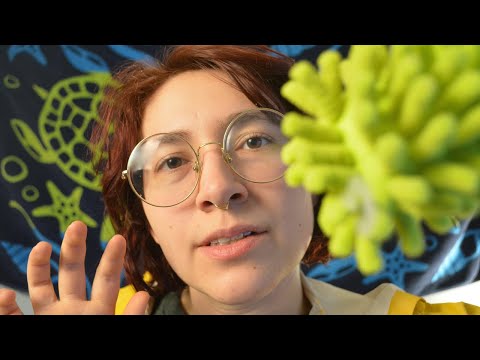 ASMR Marine Biologist Examines You A 🪼 (note-taking, underwater sounds & cleaning your tank)