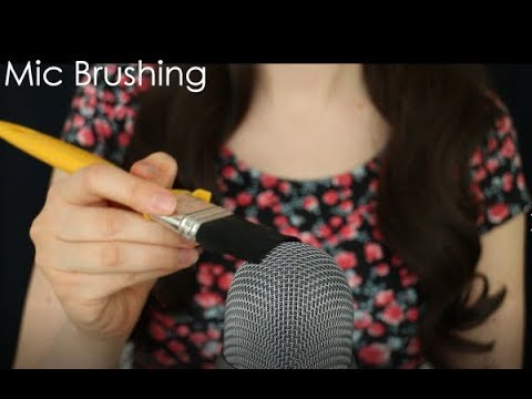 ASMR Mic Brushing with Hard Brushes (No Taking)