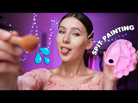 ASMR SPIT PAINTING YOU 🎨💦