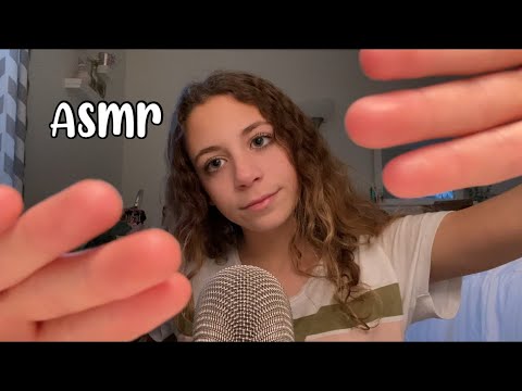 ASMR up close hand movements and soft whispering