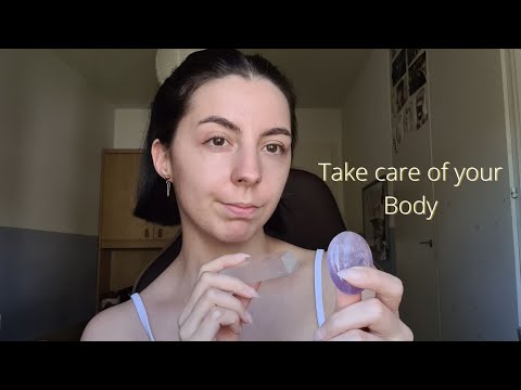 ASMR Reiki for taking care of your Body ｜Soft spoken, Hand movements, crystal healing