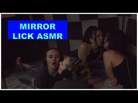 (ASMR) Intense Mirror Licking - Ft. Muna and Sage ASMR - The ASMR Collection - Mouth Sounds ASMR
