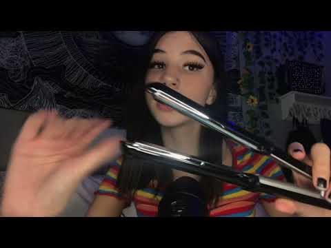 ASMR How to Straighten Your Hair Perfectly! Duvolle style!