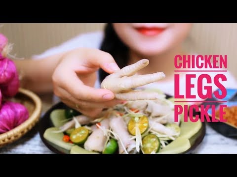 ASMR Chicken legs pickle *CRUNCHY* ,eating sounds,mukbang|LINH-ASMR