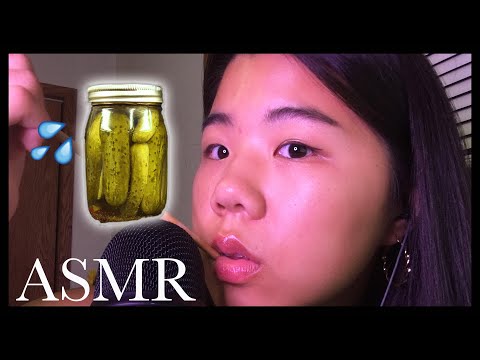 ASMR | Pickle Eating🥒 & Chat💦