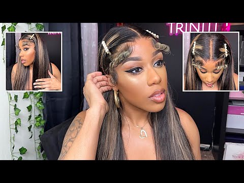 THE BEST ASMR WIG INSTALL YOU WILL HEAR 👂🏽✨ (Cutting, Spraying Sounds..etc)
