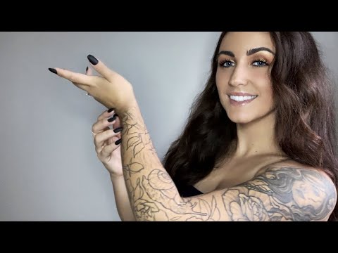 🐸 ASMR Tattoo Tour Soft Spoken Chit Chat, Skin Tracing, Hand Movements (Patreon Throw Back) 🍄