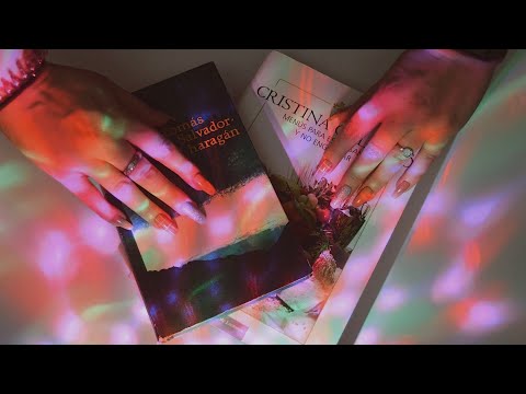 ASMR 1H Gentle Scratchy Tapping on Hardcover Books (no talking)