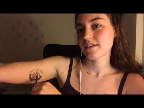 ASMR| Tattoo tracing| Super relaxing!!