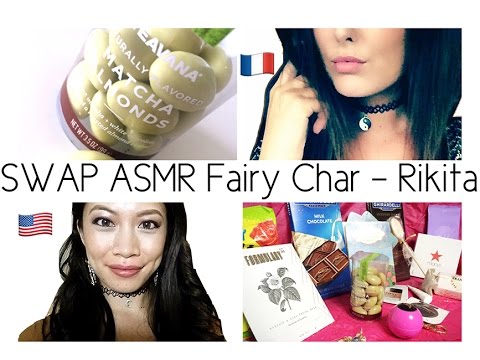 ASMR 29 ♡ SWAP With 🇺🇸 FAIRY CHAR ASMR - 🇫🇷 Rikita | 2016 ♡ 3Dio