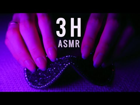 3 Hours of ASMR in the Dark - Soft and Delicate Triggers - For Sleep, Work and Study - NO TALKING