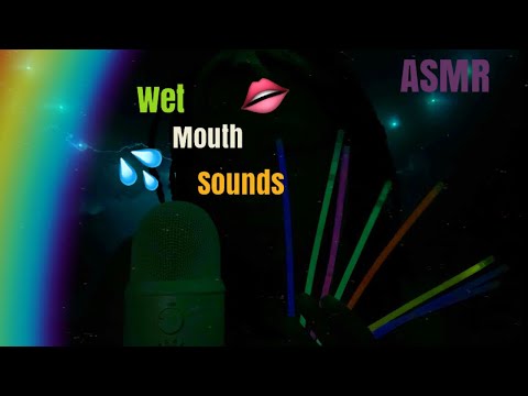 ASMR | Wet Mouth Sounds 💦👅 in the dark 🌈