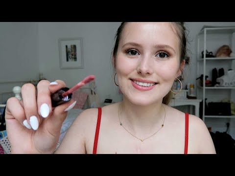 ASMR Doing Your Makeup For A Date ♡ (Soft Spoken)