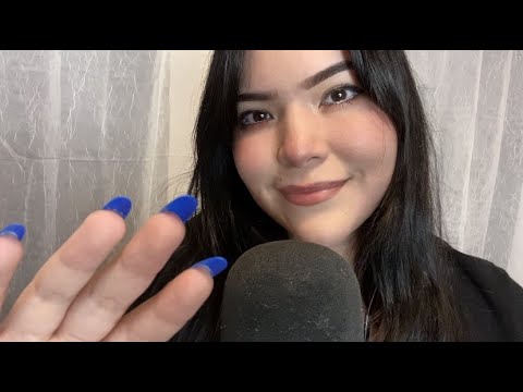 ASMR Tapping on Your Face (Tongue Clicking + Repeating “Tap, Tapping”)