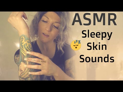 Sleepy Skin Sounds 😴 (gentle scratching, no talking) [Soft Rosie ASMR]