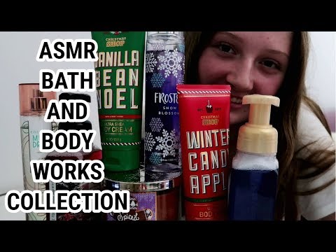 ASMR Bath and Body Works Collection! (whispering, tapping, lids, liquids)