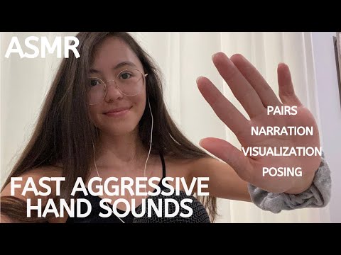ASMR | Fast Aggressive Hand Sounds and Visuals