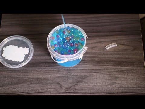 ASMR BUCKET SLIME WITH BUBBLES