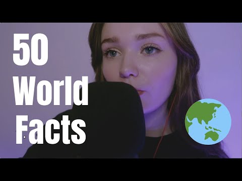 ASMR 🌎 50 Facts About Different Countries 🌎