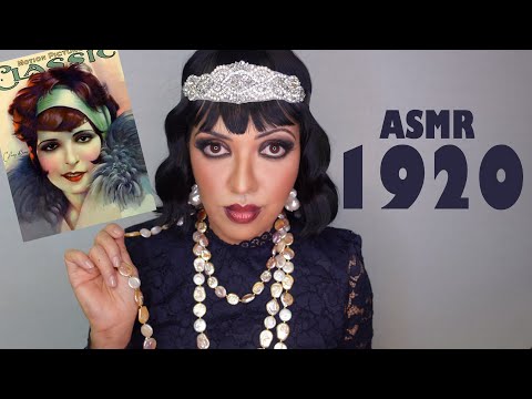 ASMR História da Maquiagem : Anos 1920 #Tutorial #VozSuave #Maquiagem1920