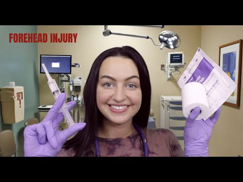[ASMR] ER Nurse Treats Your Forehead Injury RP