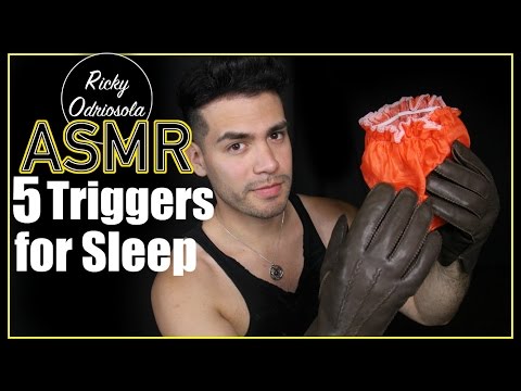 ASMR - Ear to Ear Whispering | 5 Triggers for Sleep (30 Minutes of Relaxing Triggers)
