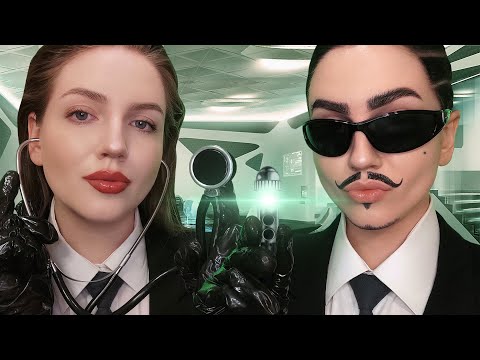 АСМР Медосмотр. Люди в Черном • ASMR Medical Exam. Men in Black