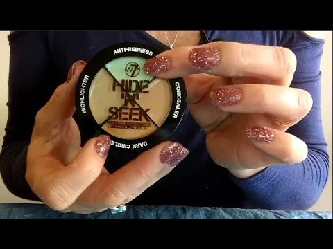ASMR: What's In My Makeup Bag - Soft Spoken / Whisper/Tapping