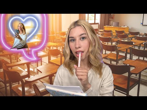 Classmate tricks you for the test answers ASMR