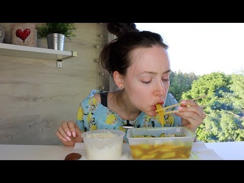 ASMR Whisper Eating Sounds | Curry Chop Suey