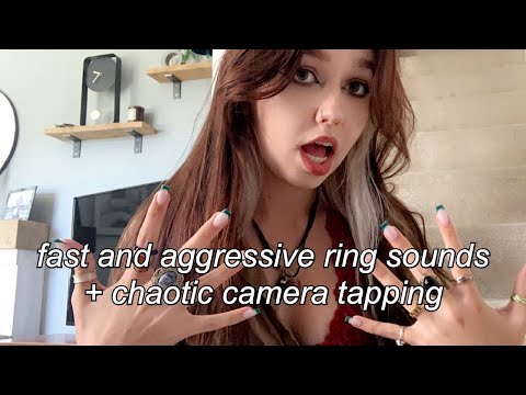 lofi ASMR | tingly ring sounds + camera tapping