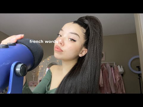 ASMR// learn french words w me ! ♡