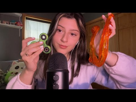 ASMR TRY NOT TO TINGLE 😳 playing with slime, face touching, unpredictable triggers, FAST & CHAOTIC