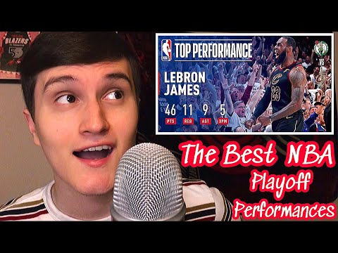 The Best NBA Playoff Performances 🏀 ( ASMR )