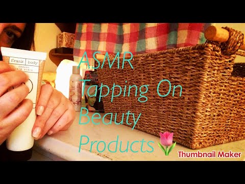 ASMR Tapping On Beauty Products💜
