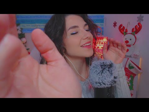 ASMR | Gentle Hand Movements, blowing, shhh... and Positive Affirmations in Spanish [Layered Sounds]