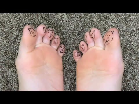 ASMR Drawing On My Toes + New ‘This Little Piggy’ Song Trigger Phrases | Ralph’s Custom Video