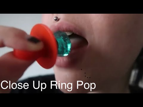 Patreon Teaser- ASMR Close Up Ring Pop Eating