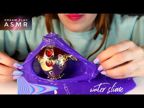 ★ASMR★ 1000 ml of WATER SLIME - extreme satisfying playing & sounds | Dream Play ASMR