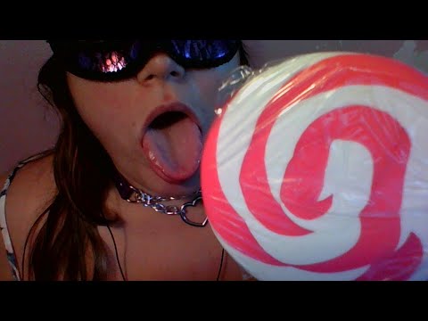 ASMR Sucking Lollipop