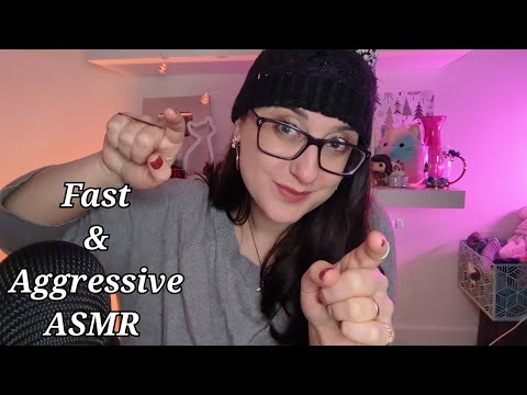 ASMR Fast and Aggressive Mouth Sounds Hand Movements with names