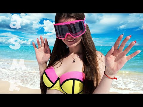 BEACH ASMR SOUNDS in RUSSIA / SEA SOUNDS,  SAND TRIGGERS, WAVES