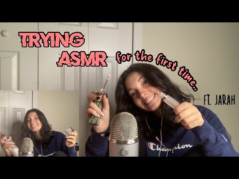 ASMR my friend tries asmr…. ✨(november 2021)
