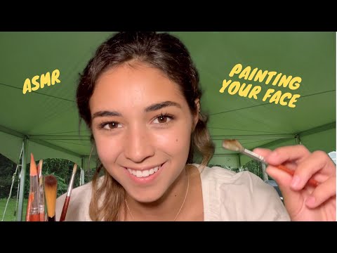 Whispered ASMR Roleplay | Painting Your Face For Southern Football Game